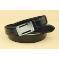 High quality genuine lather plate buckle men belt